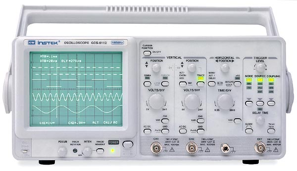 أدوات وأجهزة إلكترونية: راسم الإشارة التماثلي Analog Oscilloscope