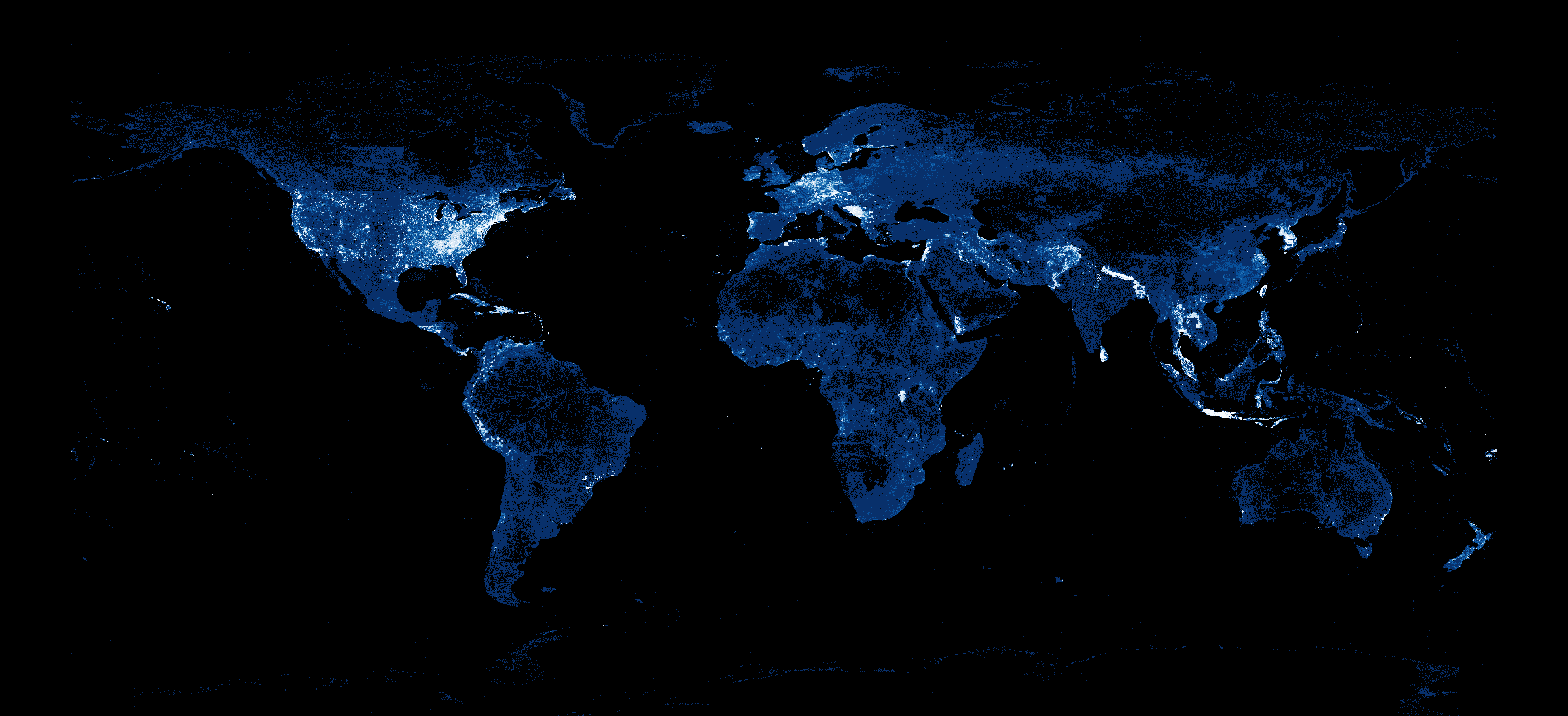 Dunya ray xcvi. World Map. Темная цифровая карта.