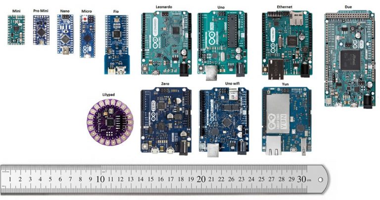 دليل اختيار لوحات الأردوينو Arduino Boards – عالم الإلكترون